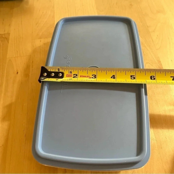 Tupperware Blue Lid Clear Deli Keeper Container 817- 12 Vintage - Picture 9 of 10